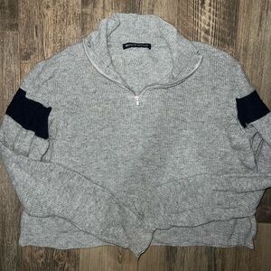 Brandy Melville Quarter Zip Sweater